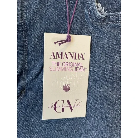 NWT Gloria Vanderbilt Amanda Original Slimming Jean Size 16 - Picture 5 of 10